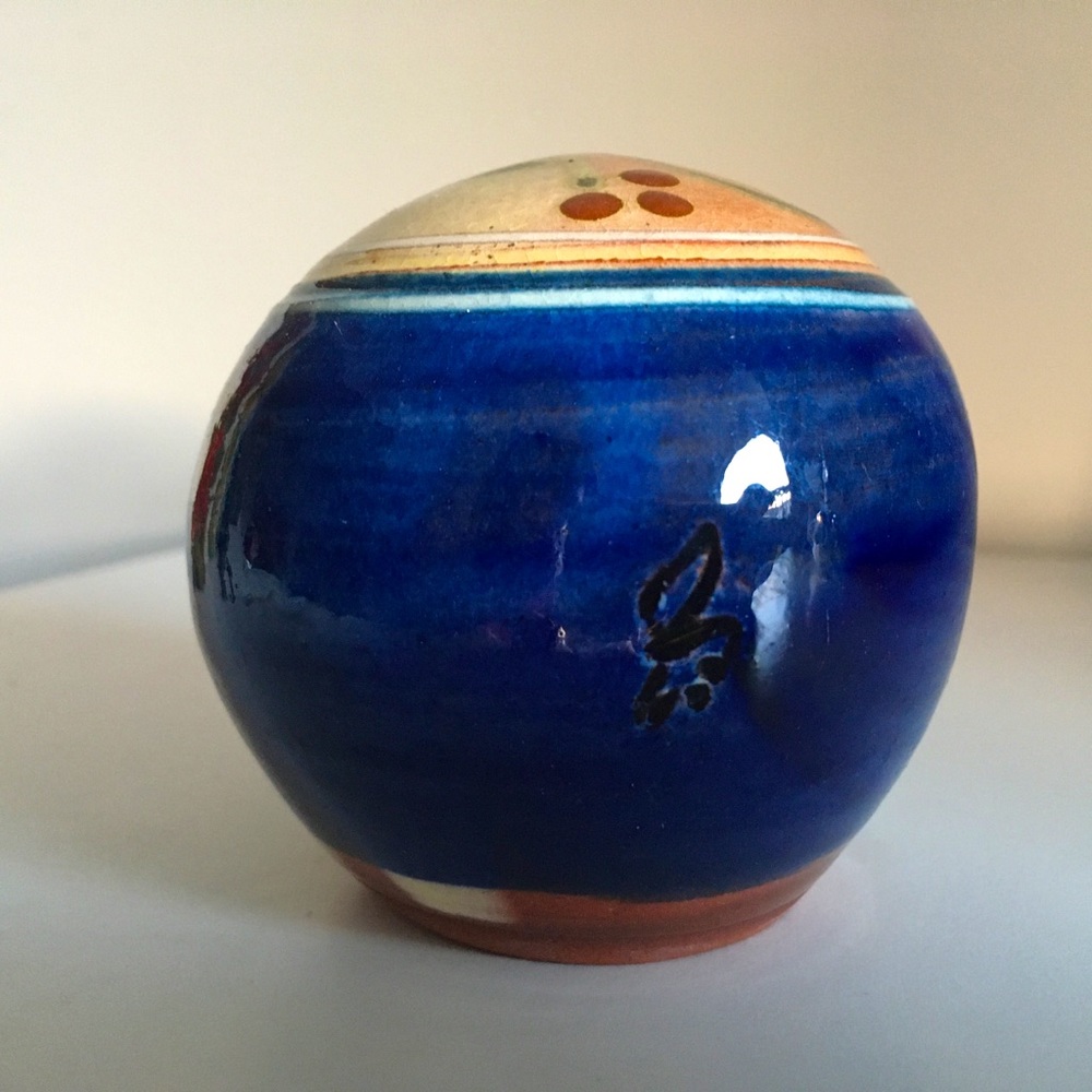 Unique handmade salt shaker